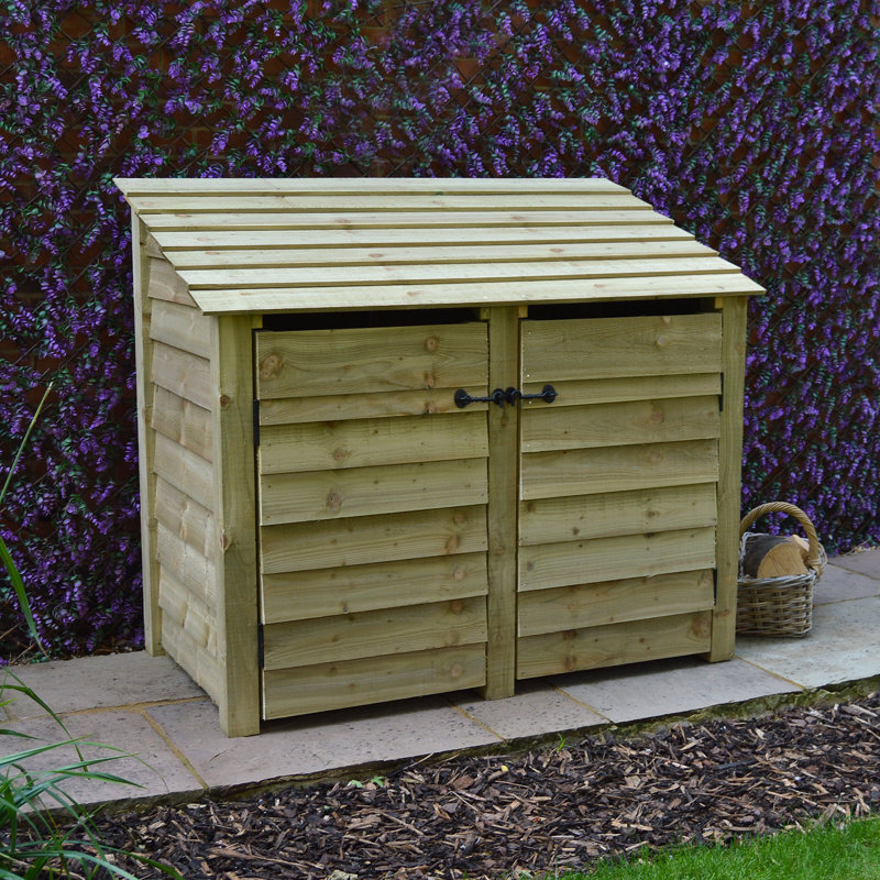WFX Utility 5 Ft. x 3 Ft. Wood Log Store Wayfair.co.uk